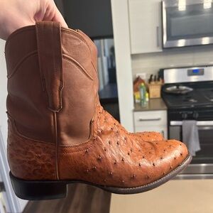 Tecovas - The Zane Cowboy Boot - Pecan Ostrich | Size 9